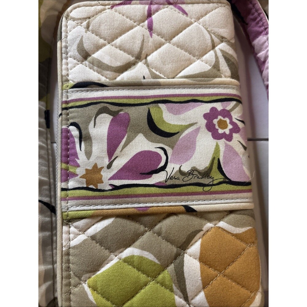 Vtg Vera Bradley Portobello Road Laura Tote Shoulder Bag & Turnlock Wallet Set - Picture 3 of 8